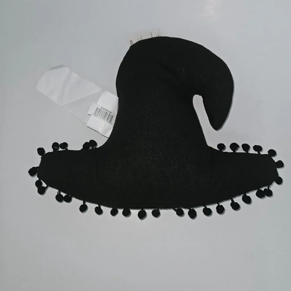 2 Witch Hats Halloween Decorative Pillow Plush Throw Party Decor NEVER USED